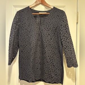 Tory Burch blouse, black